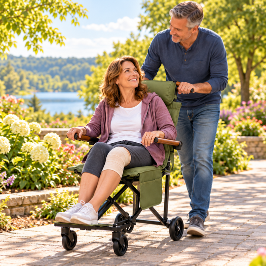 WillowEase™ Folding Transport Chair